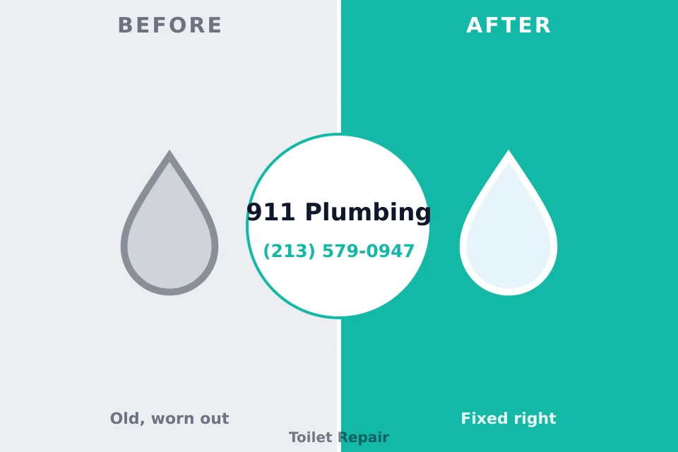 Before and after: plumbing company Frazeysburg, OH